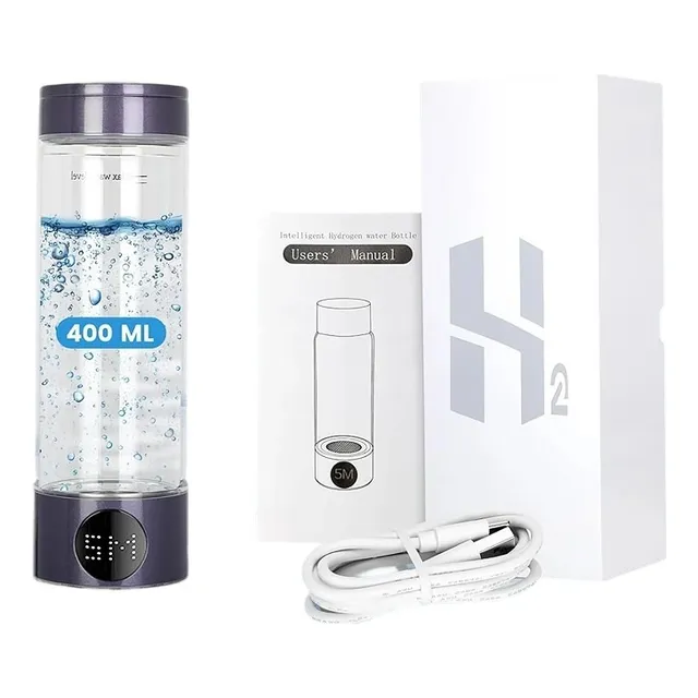 Botella Agua De Hidrógeno Alcalina Generador 400ml 5minutos