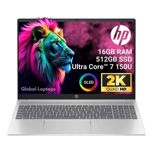 HP Gamer Ultra Core 7 150U 10 Núcleos 16GB Ram 512GB SSD Pantalla 16 2K OLED con Alta Definición de Colores Laptop 16-af0003 Windows Instalado