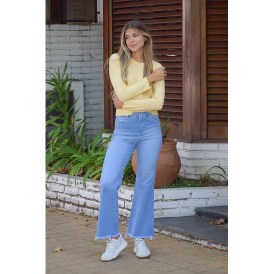 Pantalon Anyver Jeans Wide Leg Comfort