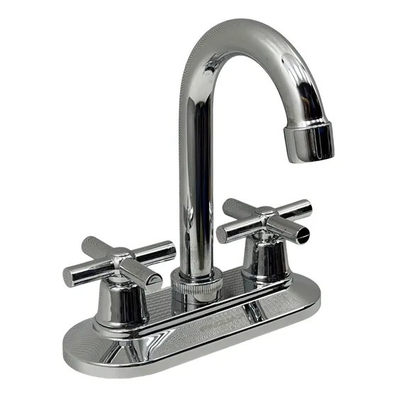 Llave Para Lavamanos Doble Faguax Carnival 4 Pulgadas
