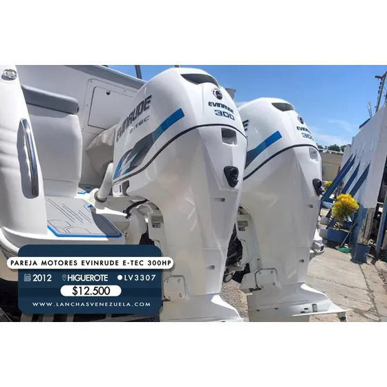 Pareja Motores Evinrude E-tec 300 Hp Lv3307