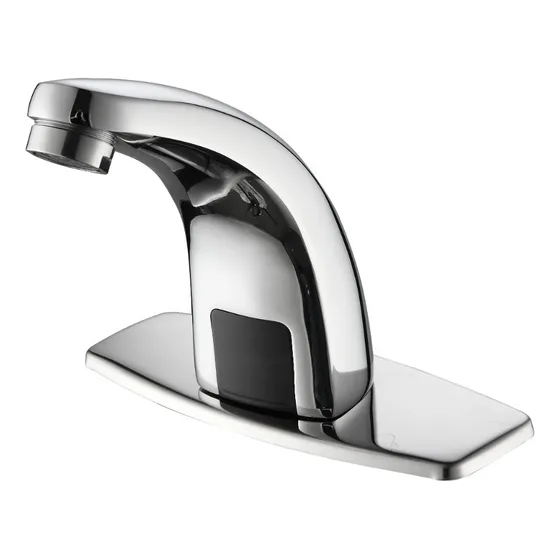 Torneira de cozinha sensor DeckCasa Gourmet DC-6801 prateado acabamento brilhante