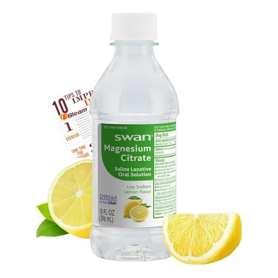Citrato De Magnesio Swan Solucion Oral Sabor A Limon 296ml