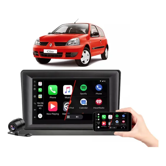 Estereo Pantalla Renault Clio Mirror Usb Bluetooth 1998-2005