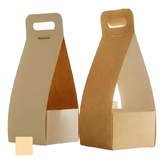 Caja Soporte Con Asa  Para Huevo Pascua O Maceta