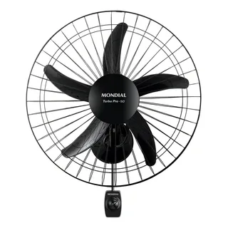 Ventilador De Parede Turbo 50cm Pro 5 PĂĄs, Mondial, Preto, 150w, 127v - Nvp-pro-50 Ventilador De Parede Turbo 50cm Pro 5 PĂĄs, Mondial, Preto, 150w, 127v - Nvp-pro-50