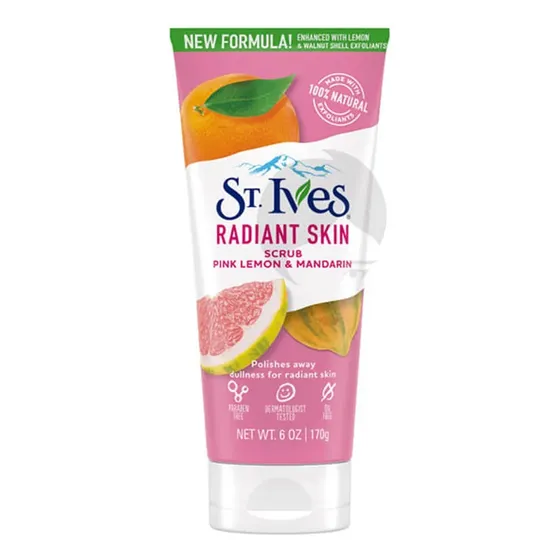 St Ives Exfoliante Facialextractos De Limón Rosa Y Mandarina