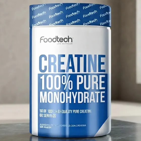 Suplemento en polvo Foodtech Creatina de Creatine 100% Pure Monohydrate x 300g