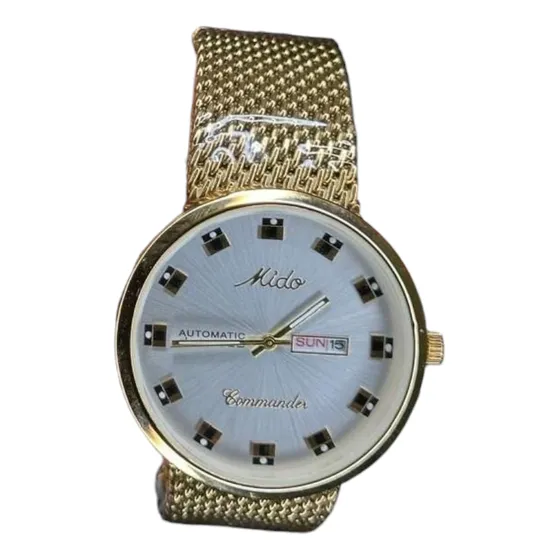 Reloj Mido Commander Cuarz (hombre) Metalico