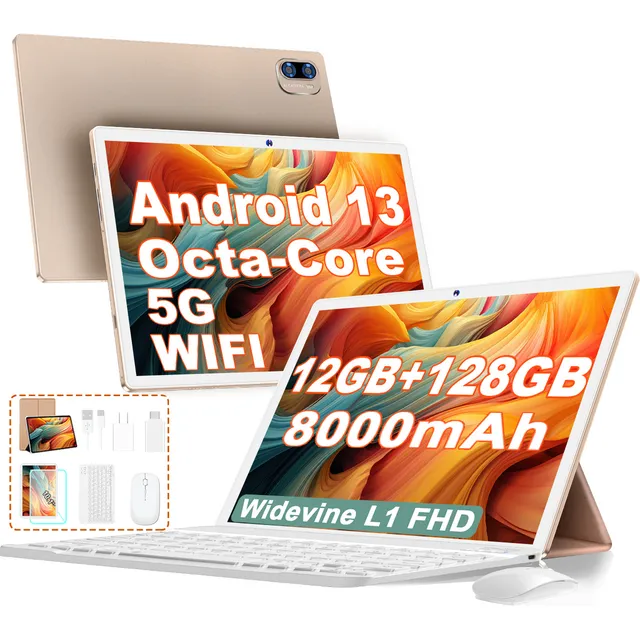 Tablet 10'' 12gb Ram+128gb Rom Android 13 Wifi 5g 8000mah