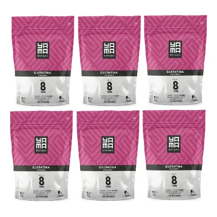 Yamá Pó Descolorante Queratina Refil 300g Kit 6un