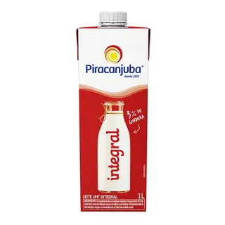 Leite Integral Piracanjuba 1l - 12 Unidades Leite Integral Piracanjuba 1l - 12 Unidades