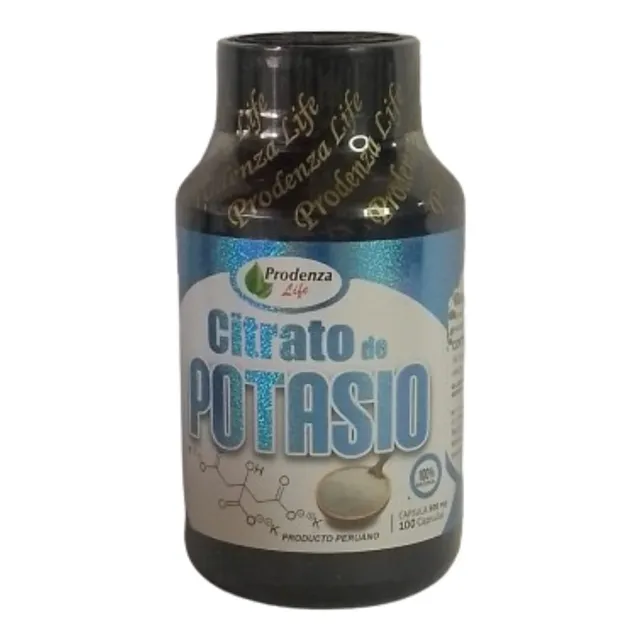 Citrato De Potasio 100 Cápsulas 500 Mg