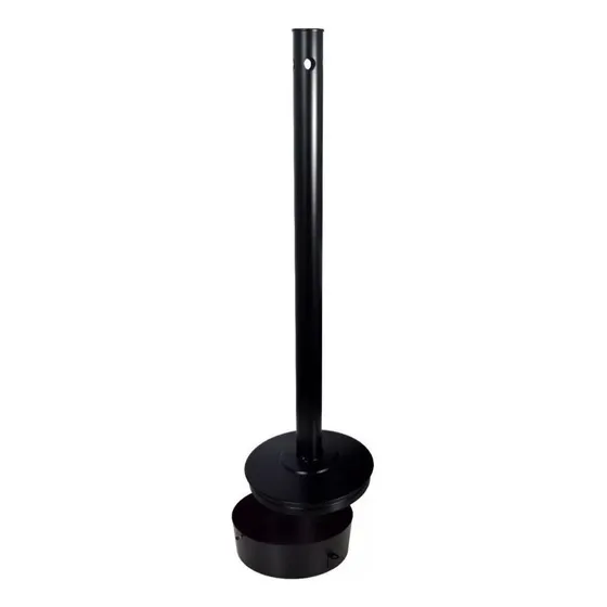 Bituqueira Cinzeiro Coletor De Bitucas Preto De Cigarro Com Tampa Em Aluminio Para Area Externa