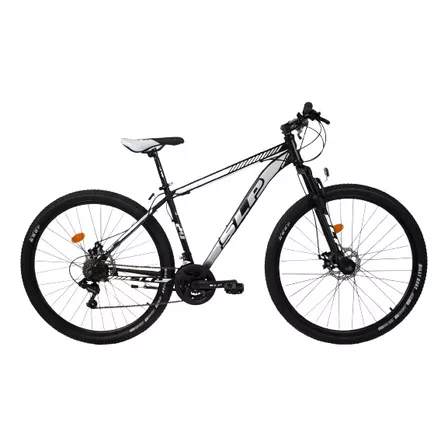 Mountain bike SLP 5 Pro R29 S 21v frenos de disco mecánico cambios SLP color negro/blanco con pie de apoyo  