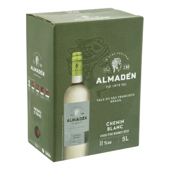 Vinho Chenin Branco Seco Almadén Bag In Box 5litros