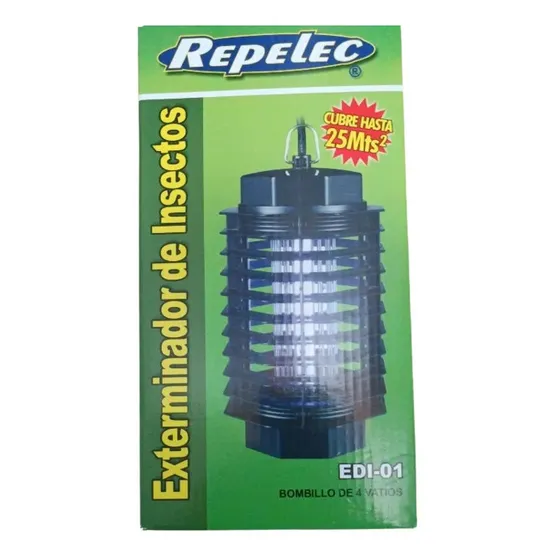 Lámpara Edi-01 Para Mosquitos Zancudos Repelec 25 Mts Farol
