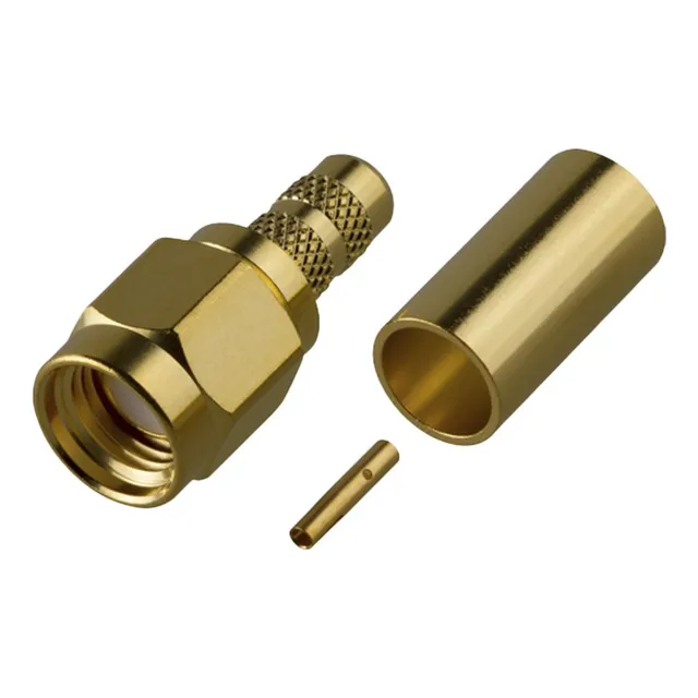 Paquete De 5 Conectores Sma Rf Industries Para Cables 8240