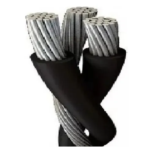 Cable Triplex Aac 6 Awg Pvc Desnudo 4 Conductores