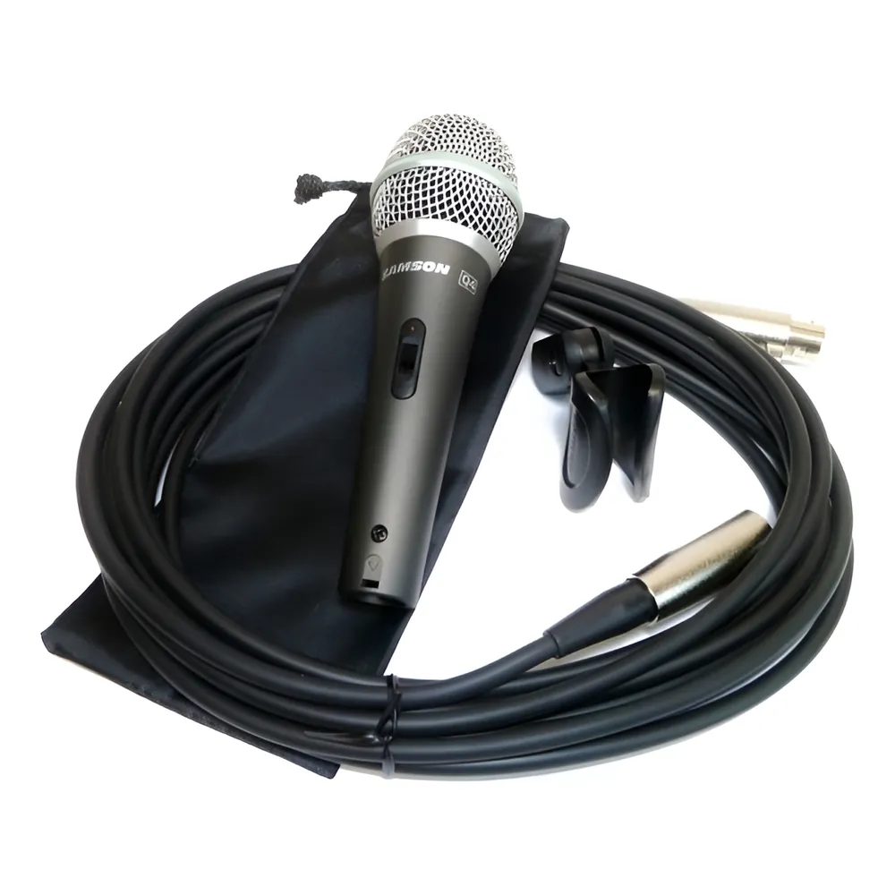 Microfono Samson Q4 Profesional Dinamico Color Negro Negro