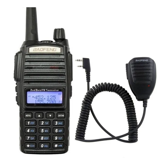Radio Ht Dual Band Uhf Vhf Baofeng Uv-82 + Ptt Lapela Mic