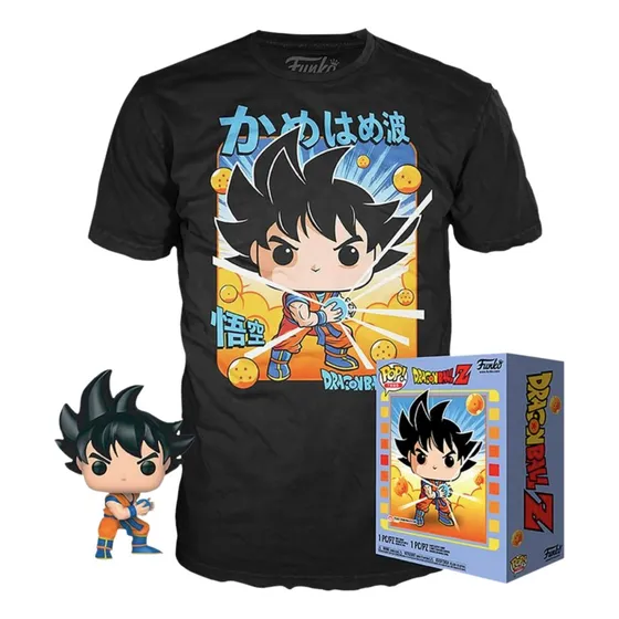 Goku Kamehameha Funko Pop 642 + Polo / Exclusivo Dragon Ball