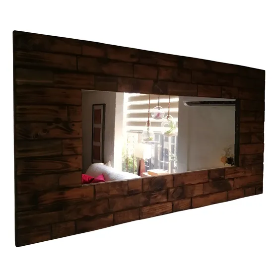 Espejo Rustico Madera