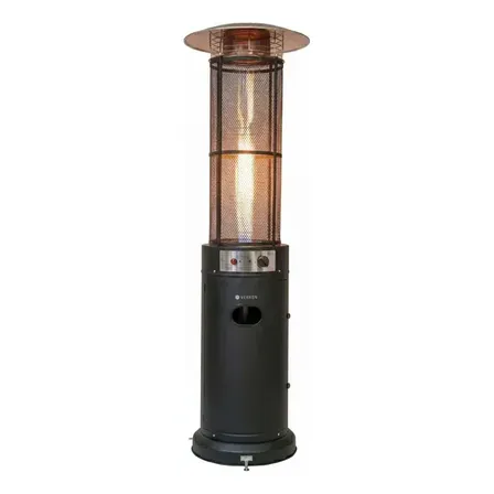 Estufa Exterior Mork - Calefactor Patio & Terrazas | Verken Color Negro mate