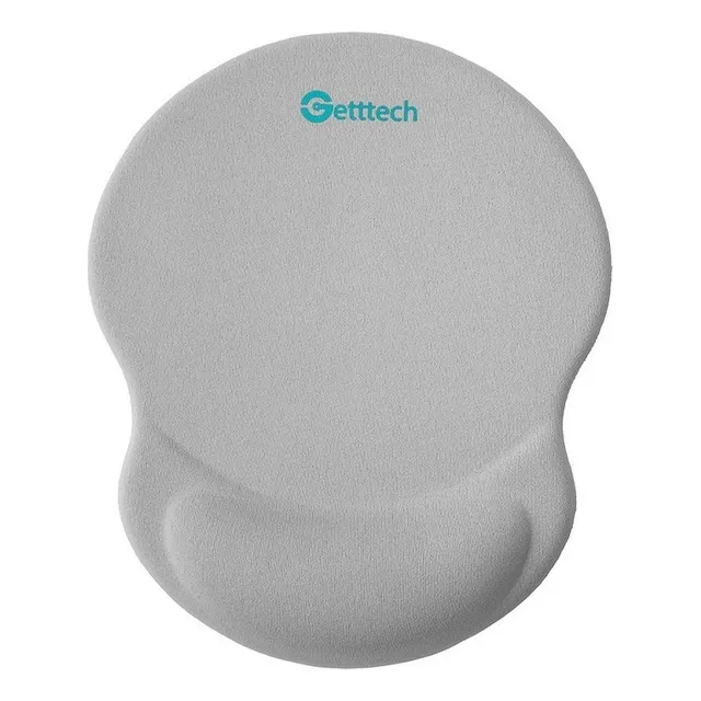 Mousepad Getttech Con Descansa Muñecas Alfombrilla de Ratón Ergonomico de Gel para Oficina Computadora GGD-STD-01-GY