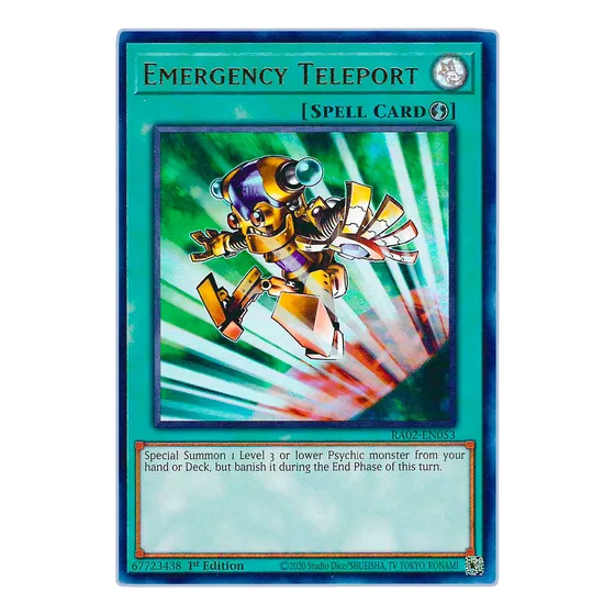 Yugi-oh! Emergency Teleport Ra02-en053 Ultra