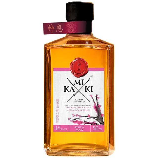 Whisky Japones Kamiki Sakura Wood 500 Ml