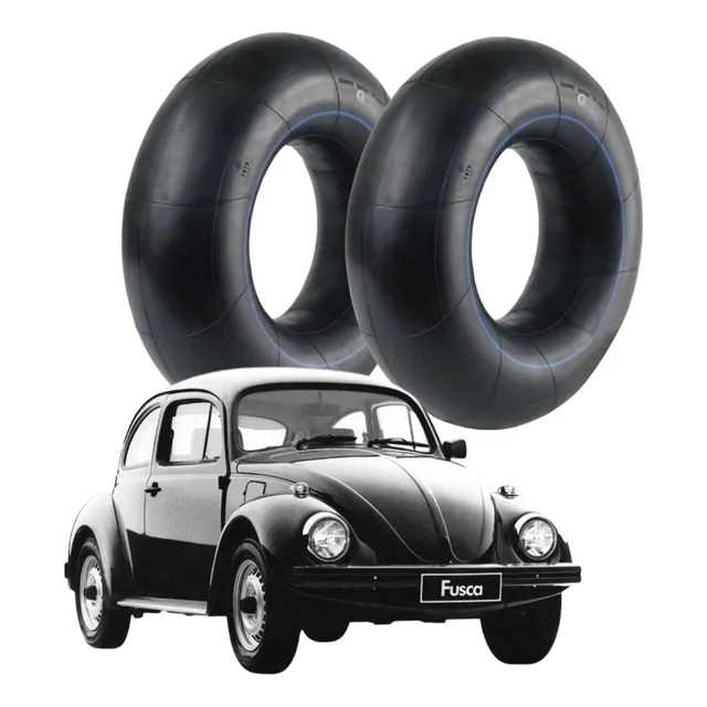 Kit 2 Câmara De Ar Aro 15 Para Fusca Pneu 5.60-15 Fr15 Tr15