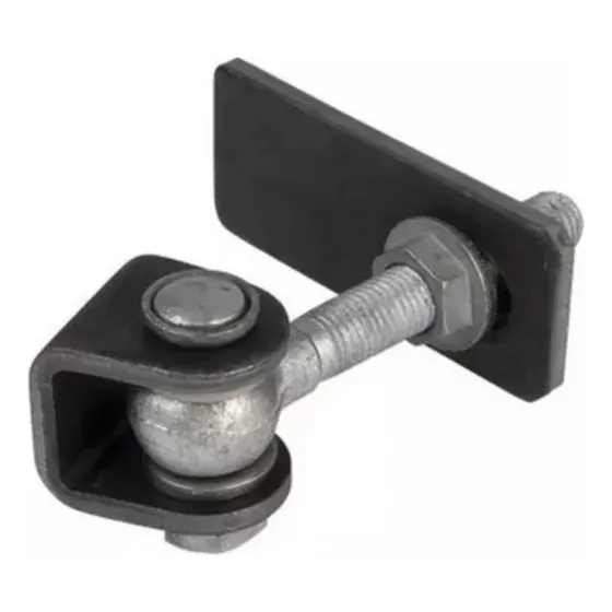 Bisagra 180° P/ Puerta Acero Zincado Soldable M12 Locinox
