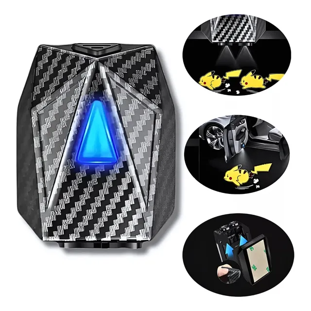 Proyector Láser Inalámbricas Pokémon Pikachu Para Auto/motos