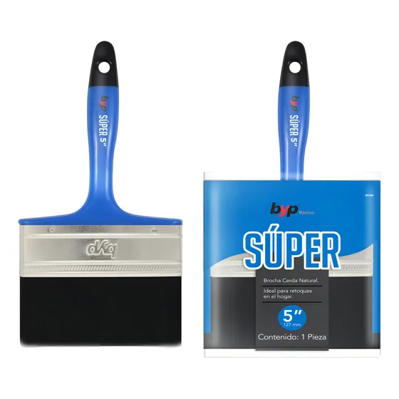 Brocha Byp Super 5 (127mm) Pintura Cerda Natural Color de las cerdas Negro