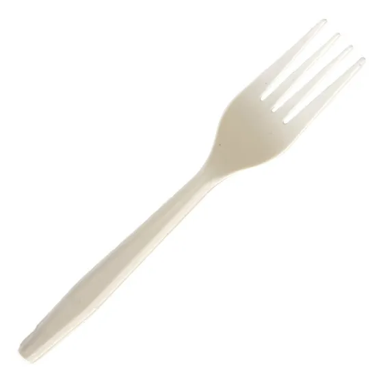 Tenedor Blanco Economico Desechable (10.000 Und)