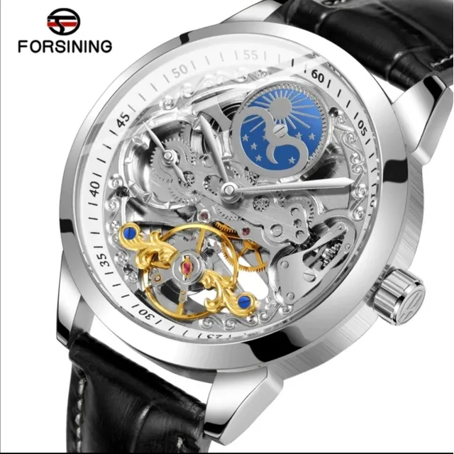 Reloj Automático Marca Forsining. Correa En Piel. Nuevos.