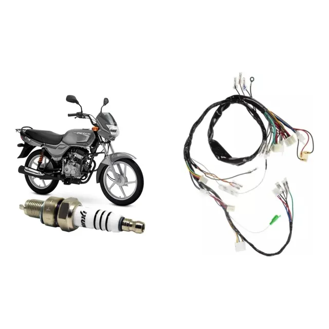 Instalacion Electrica Bajaj Boxer Ct100 Ramal+bujia Iridium