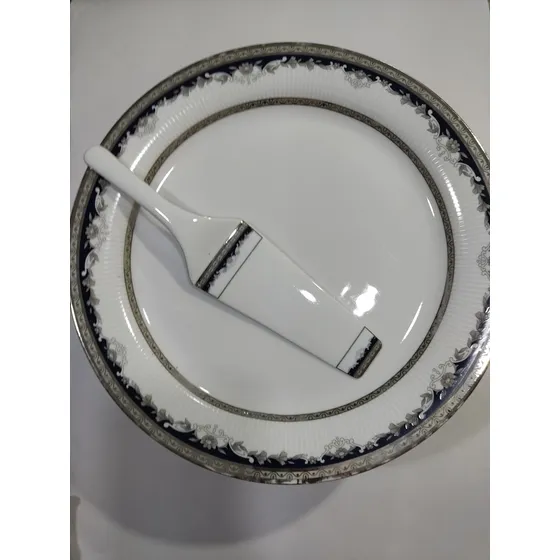 Base Pedestal Tortas Exhibidor Porcelana Presentti Italy 