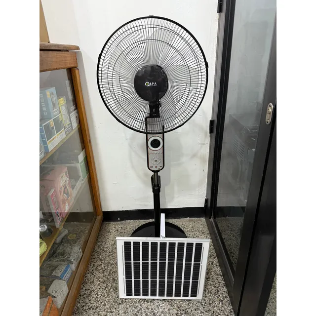 Ventilador Solar Recargable 16 Pulgadas