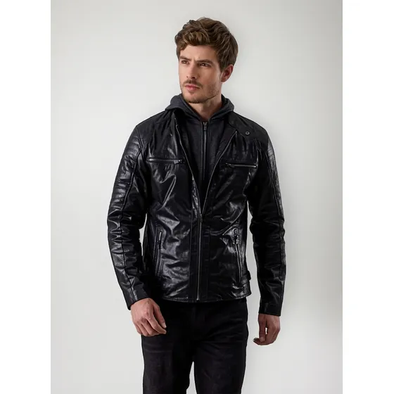 Chaqueta Hombre Hoodie Holborn 249f014 Negro