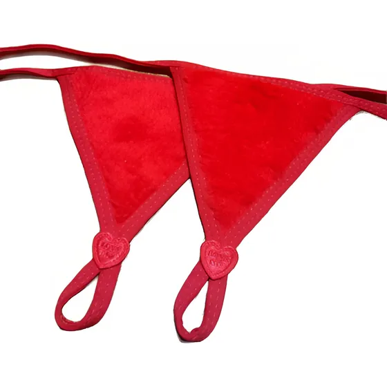 Guantes Felpa Ilusion Rojo