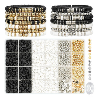 Beads Pulseras Kit Hacer Perlas Metales Bricolaje Cuentas Beads Pulseras Kit Hacer Perlas Metales Bricolaje Cuentas