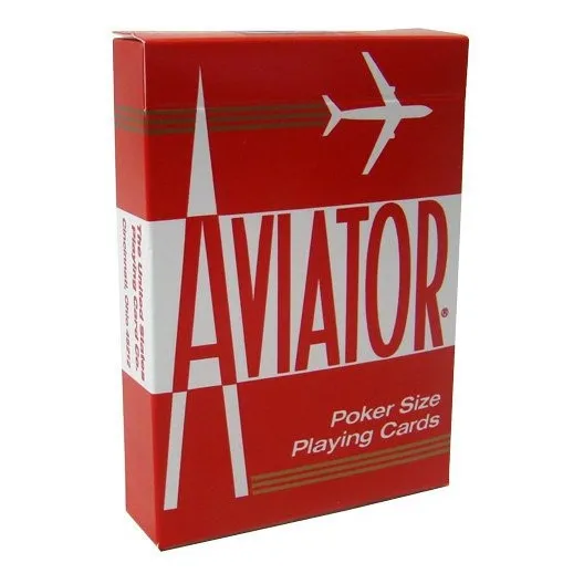 Cartas De Magia + Poker + Cardistry + Bicycle Aviator Rojas