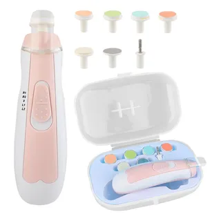 Cortador De Uñas Eléctrico Para Bebés, Kit De Lima Seguro Ro Cortador De Uñas Eléctrico Para Bebés, Kit De Lima Seguro Ro