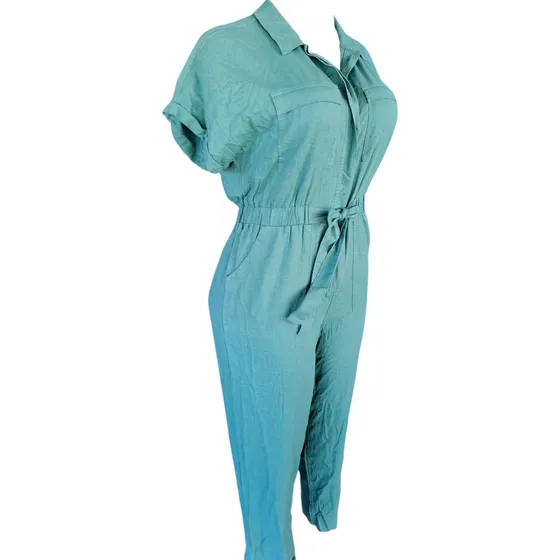 Enterizo Para Dama Talla L/xl Braga De Lino Curvy