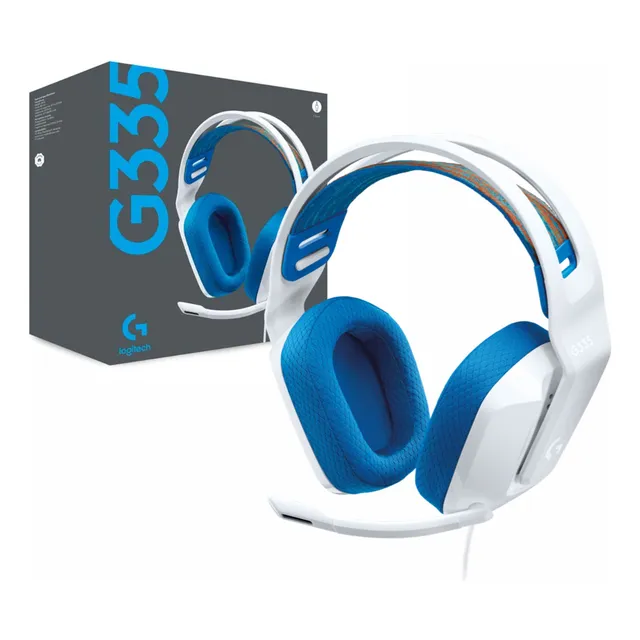 Auricular Audifono Gamer Logitech G335 C/microfono Blanco