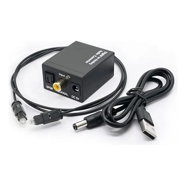 Adaptador Conversor De Audio Digital A Analogo