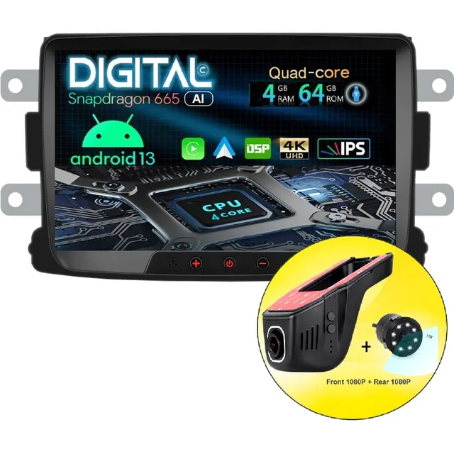 Radio Pantalla Android Renault Logan-sandero-duster-stepway