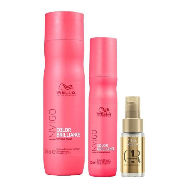 Kit Wella Pro Inv Brilliance Sh 250 + Lv 150 + Oi L30 Kit Wella Pro Inv Brilliance Sh 250 + Lv 150 + Oi L30